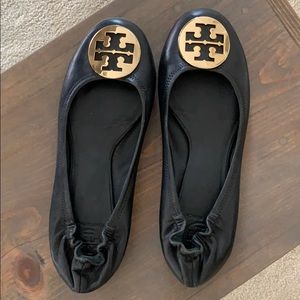 Only worn twice! Tory Burch Ballet Flat Sz 10